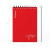 Блокнот А6 с пластиковой обложкой в клетку 80 л на спирали Erich Krause Words, красный - фото 3