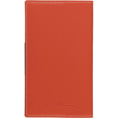 Еженедельник недатированный А6 искусственная кожа 80 л Bruno Visconti Metropol красный - фото 4