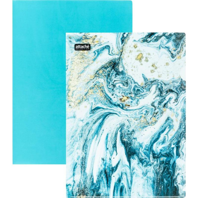 Папка уголок А4+ 200 мкм Attache Selection Fluid в ассортименте - фото 3