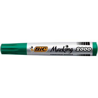 Маркер перманентный зеленый BIC Marking 2000 (толщина линии 1.7 мм) - фото 2