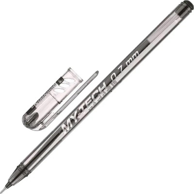 Ручка шариковая Pensan My-Tech 0.35 мм черная - фото 1