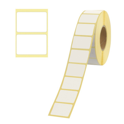 Термоэтикетки 30х20 мм белые ТермоЭко (1 рулон 2000 шт) - фото 1