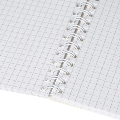 Блокнот А5 в клетку 80 л на спирали Attache Selection Pastel Круги - фото 3