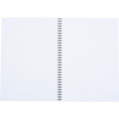 Бизнес-тетрадь А4 в клетку 96 л на спирали Attache Selection Fluid бирюзовая - фото 2