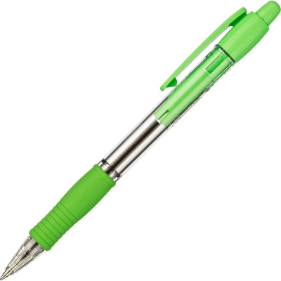 Ручка шариковая автоматическая Pilot BPGP-10R-F SG Super Grip 0.22 мм синяя - фото 2