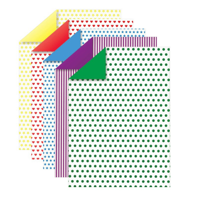 Картон цветной мелованный А4 5 листов 5 цветов двухсторонний Юнландия - фото 3