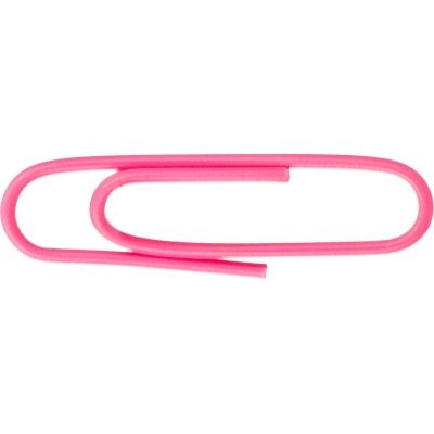 Скрепки канцелярские 33 мм металлические с полимерным покрытием цветные Deli (уп. 100 шт) - фото 3