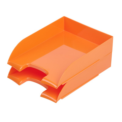 Лоток для бумаг горизонтальный оранжевый Attache Fantasy пластик - фото 4