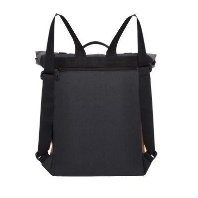 Рюкзак молодежный 15L Grizzly горчично-серый с клапаном  - фото 3