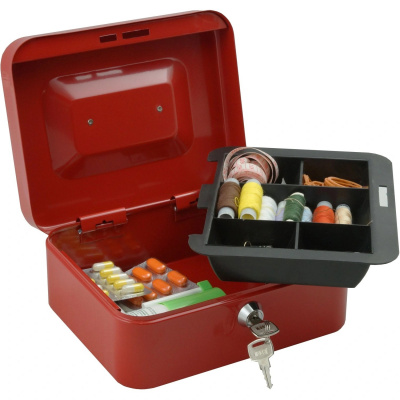 Кэшбокс 90x200x160 мм Klesto MB-2 красный - фото 3