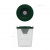 Стакан-непроливайка 200 мл с крышкой ErichKrause Classic, цвет крышки зеленый - фото 2