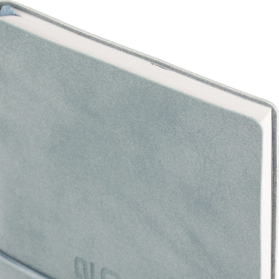 Еженедельник датированный нестандарт (175х95) искусственная кожа 64 л Escalada голубой с фикс.рез. - фото 20