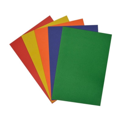 Картон цветной мелованный А4 5 листов 5 цветов Альт Hobby Time - фото 2