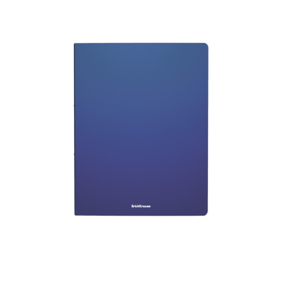 Папка файловая А4 17 мм на 20 файлов Erich Krause Matt Classic синяя - фото 1