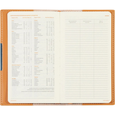 Еженедельник недатированный А6 искусственная кожа 80 л Bruno Visconti Metropol оранжевый - фото 8