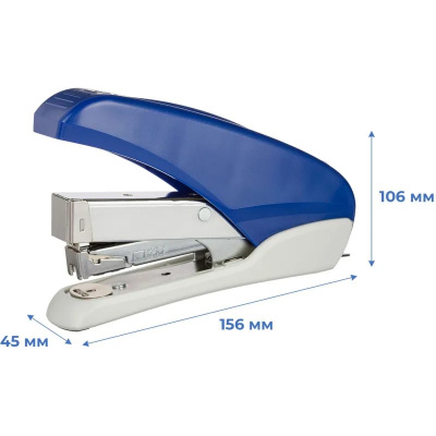 Степлер канцелярский до 40 листов Sax 170 синий - фото 3