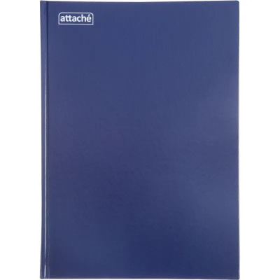 Книга учета А4 96 листов в линейку Attache обложка бумвинил - фото 2