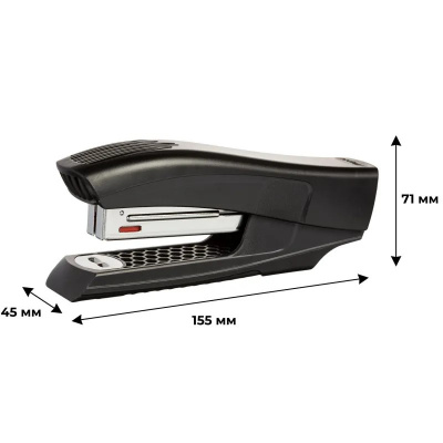 Степлер канцелярский до 25 листов Maped Greenlogic черный - фото 3