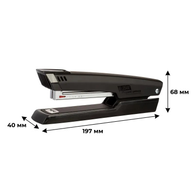 Степлер канцелярский до 25листов Maped Essentials черный - фото 4