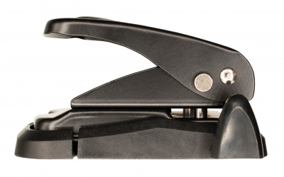 Дырокол до 35 листов Silwerhof Vis черный с линейкой - фото 4