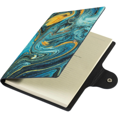 Ежедневник недатированный А5 искусственная кожа 96 л Attache Selection Fluid бирюзовый - фото 21