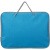 Папка-портфель нейлоновая 340x260 мм на молнии Attache голубая (1 отделение) - фото 1