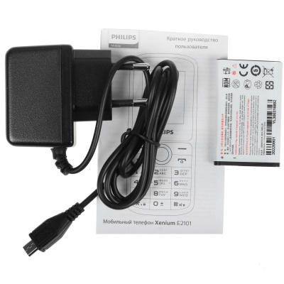 Мобильный телефон Philips Xenium E2101 черный - фото 4