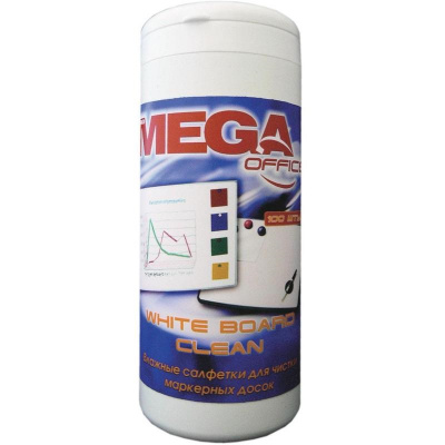 Салфетки влажные для маркерных досок Promega office White Board Clean - фото 1