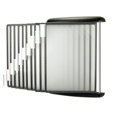 Демосистема настенная 10 панелей А4 Promega office черная  - фото 3