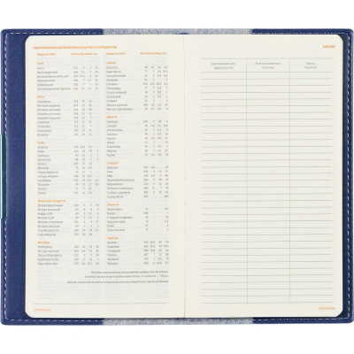 Еженедельник недатированный А6 искусственная кожа 80 л Bruno Visconti Metropol синий - фото 8