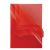 Папка-уголок А4 150 мкм 3 отделения Brauberg красная - фото 2
