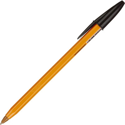 Ручка шариковая BIC Orange 0.35 мм черная - фото 3
