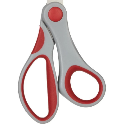 Ножницы 180 мм остроконечные с прорезиненными анатомическими ручками в ассортименте Attache - фото 4