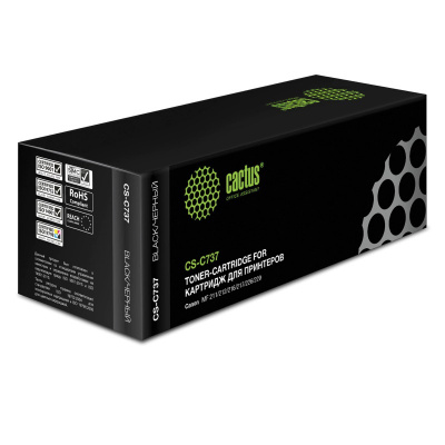 Картридж лазерный CACTUS (CS-C737) для CANON MF211/212w/216n/217w/226dn/229dw ресурс 2400 стр - фото 1