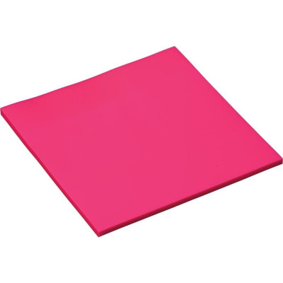 Блок-кубик с клеевым краем 76х76 мм Attache Selection неоновый розовый (1 блок, 50 листов) - фото 2