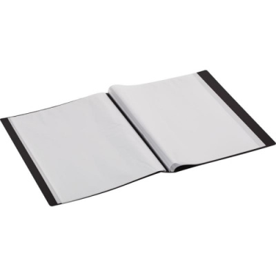 Папка файловая А4 20 мм на 60 файлов Attache черная - фото 2