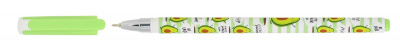 Ручка шариковая Lorex Slim Soft Food Addiction Avocado 0.5 мм синяя - фото 4