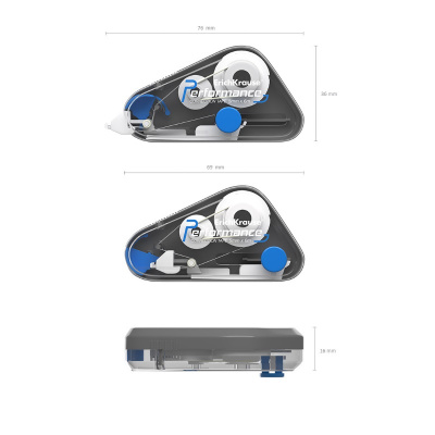 Корректирующая лента 5 мм x 6 м Erich Krause Performance с фиксацией аппликатора в ассортименте - фото 3