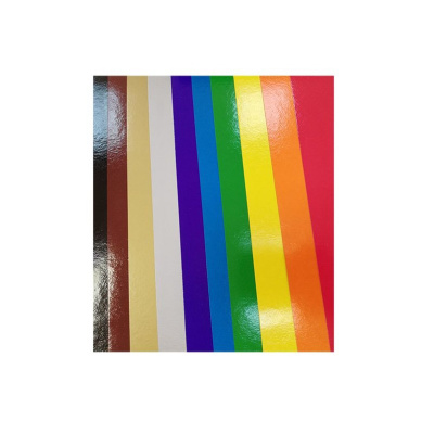 Картон цветной лакированный А4 10 листов 10 цветов Каляка-Маляка - фото 2