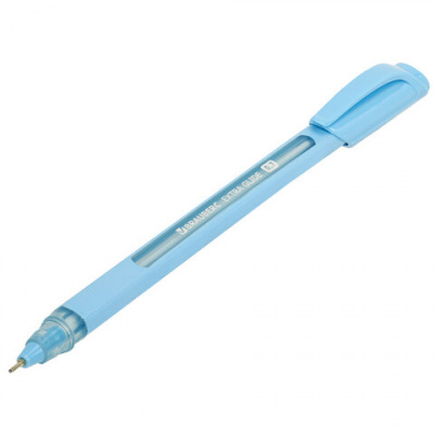 Ручка шариковая Brauberg Extra Glide Soft Pastel 0.35 мм синяя - фото 5