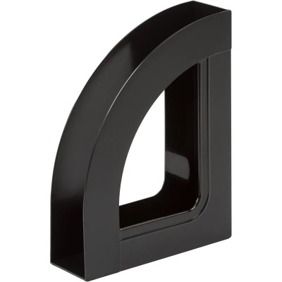 Вертикальный накопитель для бумаг 70 мм пластиковый черный Attache Economy Респект - фото 1