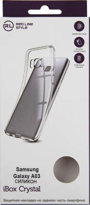 Чехол-накладка Red Line iBox Crystal для Samsung Galaxy A03 прозрачный - фото 1