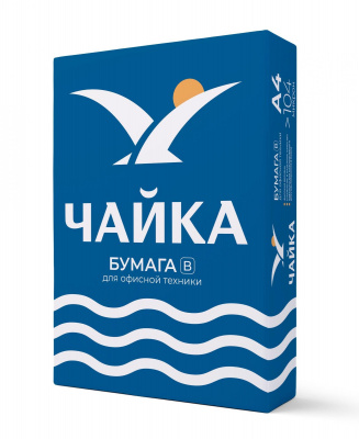 Бумага для офисной техники А4 Чайка (80 г/м², марка B, 500 листов) - фото 1