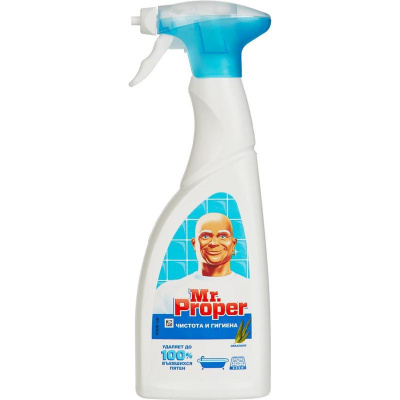Универсальное чистящее средство 500 мл Mr. Proper Чистота и гигиена спрей - фото 1
