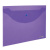 Папка-конверт на кнопке А4 до 100 листов Юнландия фиолетовая - фото 1