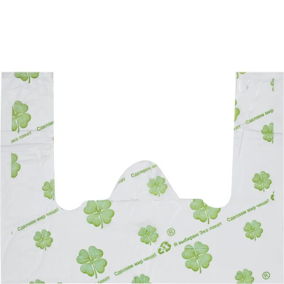 Пакет Майка БИО с рис 29*55*2*7см 15мкм 1шт - фото 3