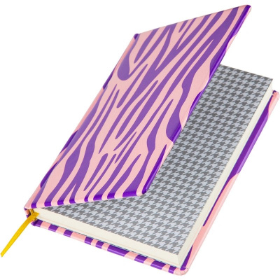 Ежедневник недатированный А5 искусственная кожа 160 л Attache Selection Zebra комбинированный - фото 15