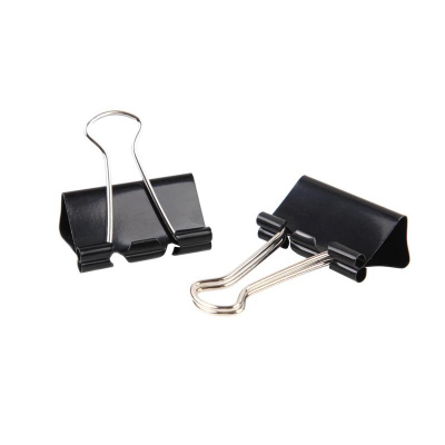 Зажимы для бумаг 32 мм черные Attache Economy (уп. 12 шт) - фото 1