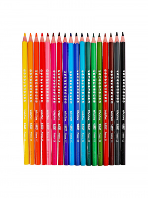 Карандаши цветные 18 цветов шестигранные BIC Evolution - фото 4