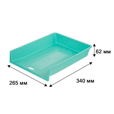 Лоток для бумаг горизонтальный мятный Attache Акварель - фото 2